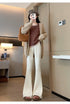 KELTIS Knitted Bootcut Long Pant
